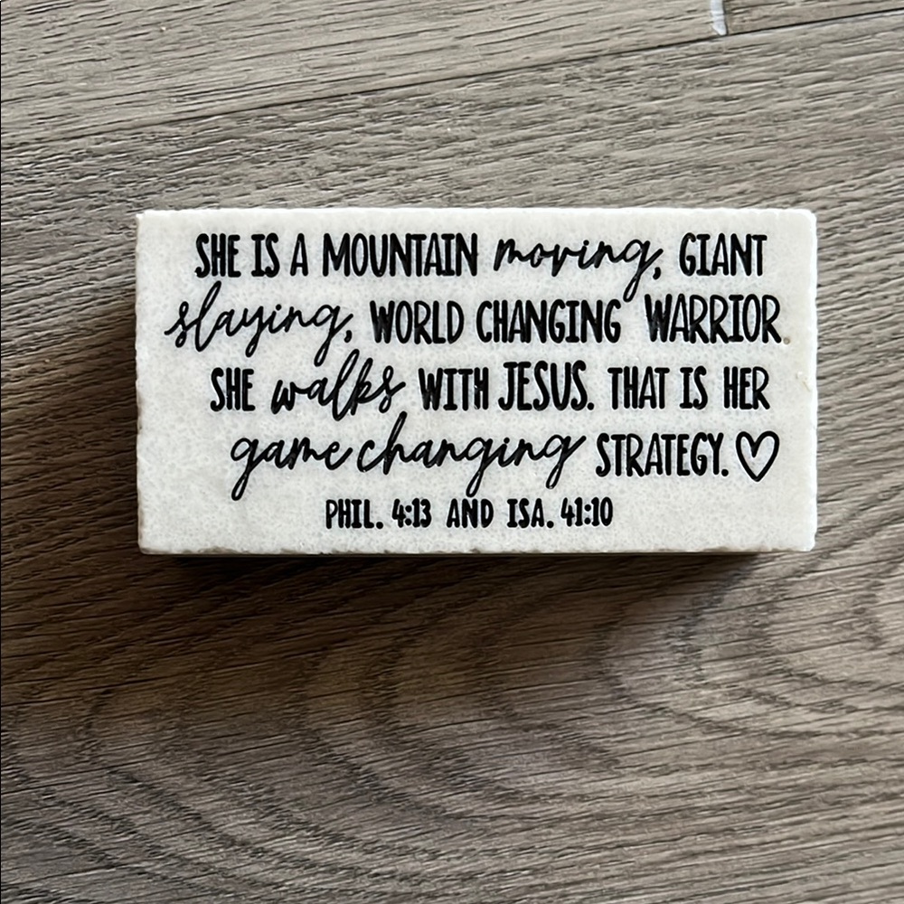 Christian Scripture Block